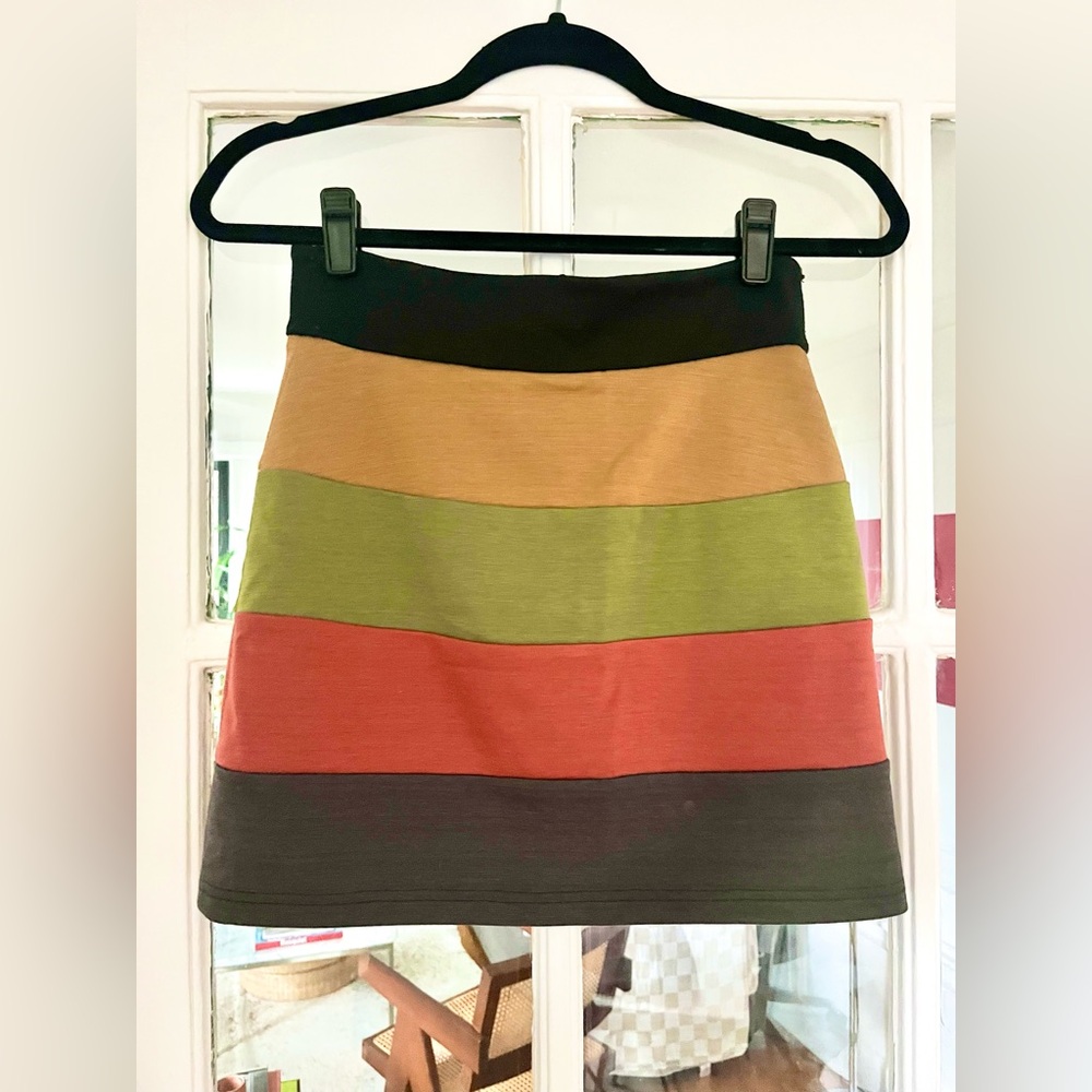 Colorful Striped Women's Pencil Skirt